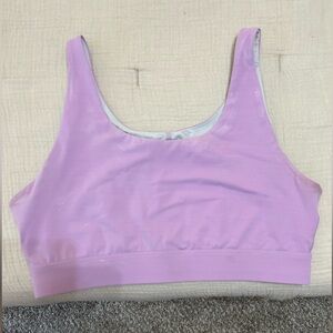 Outdoor voices lilac sports bra
